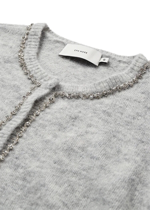 Ibra cardigan Light Grey Melange Copenhagen Muse 